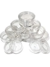Small Clear Travel Sample Pots