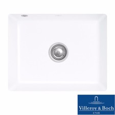 Villeroy & Boch Subway 60 SU 1.0 Bowl White Ceramic Kitchen Sink - NO WASTE