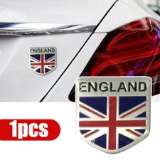 1X England Flag Logo Car