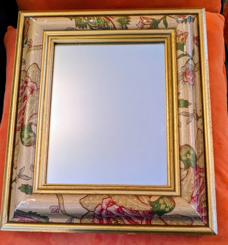 Floral retro wood framed wall - retro,