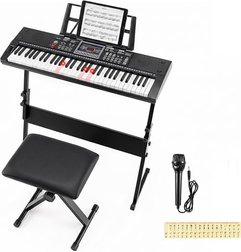Key digital piano keyboard - 61,