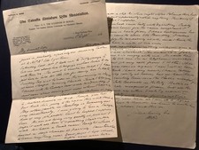 The CALCUTTA Miniature Rifle Association 1916 Headed Notepaper - 2 pp Letter