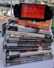 Sony PSP 3003 Handheld Game Console With Charger And 8 Games