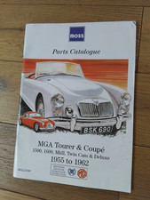 Moss MGA Parts Catalogue MGA