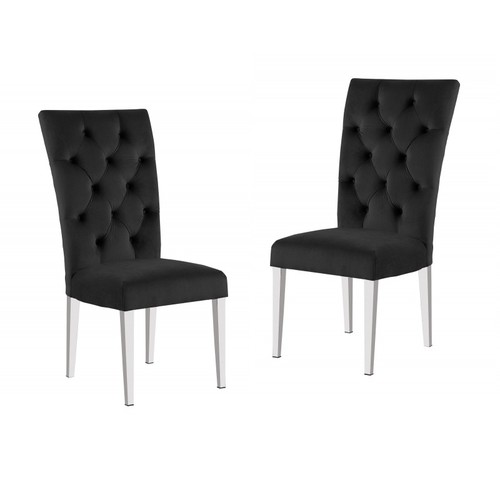 Modern velvet tufted dining - velvet,