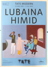 LUBAINA HIMID Tate Modern  2021 ART EXHIBITION POSTER