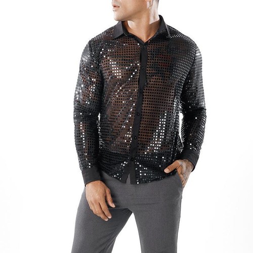 Sparkling sequins men - sparkling, men's