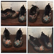 TRAINERS SIZE 8.5 NIKE UNIQUE WORN ON FILMINC U.K. PP HAND PAINTED 