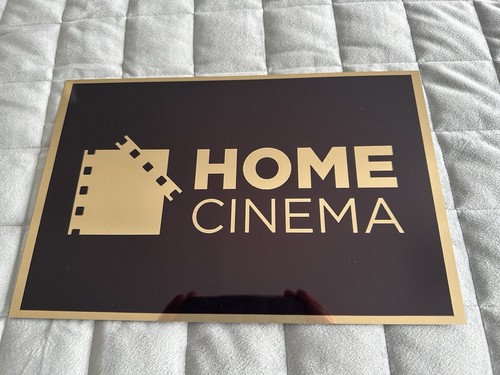 Home cinema sign - cinema,