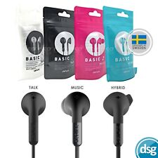 Defunc Earphones Headphones Earbuds - Wired In-Ear with Mic Control - 3.5mm