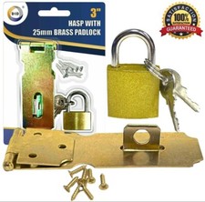 Safety hasp and staple - safety, 25mm