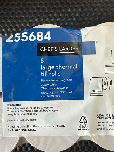 Chef larder thermal - chef's, epos