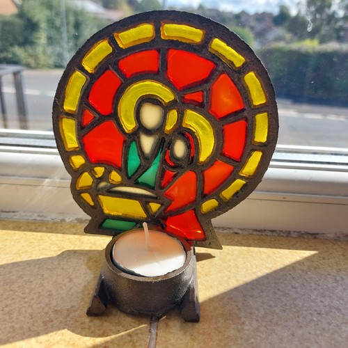 Vintage cast iron - iron, glass