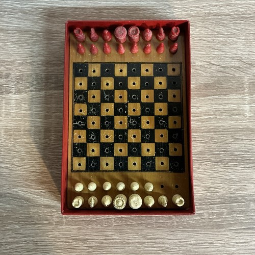Vintage wooden pegged travel - vintage,