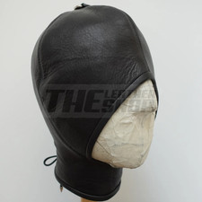 Leather Bondage Hood Mask Open