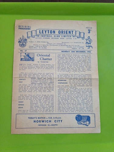 Leyton orient v - orient, (champions)