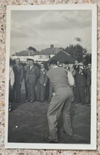 Rare ! 1936 Open Championship Postcard of Major Champion Golfer Henry Cotton