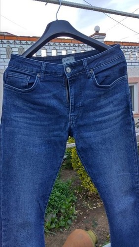 Mens capsize jeans navy cotton - mens,