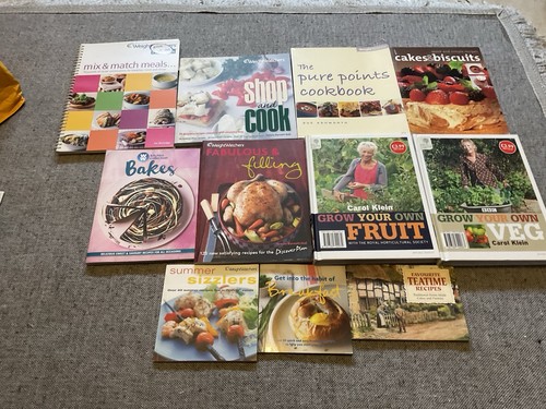 Large bundle cook books - of,