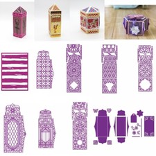 3D Boxes Panels Metal Cutting Dies Stencil Scrapbooking DIY Paper Card Handcraft