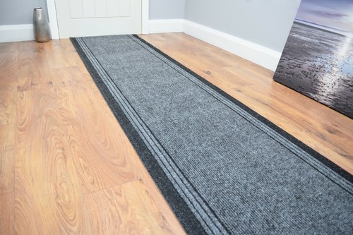 Industrial grey door mat - industrial,