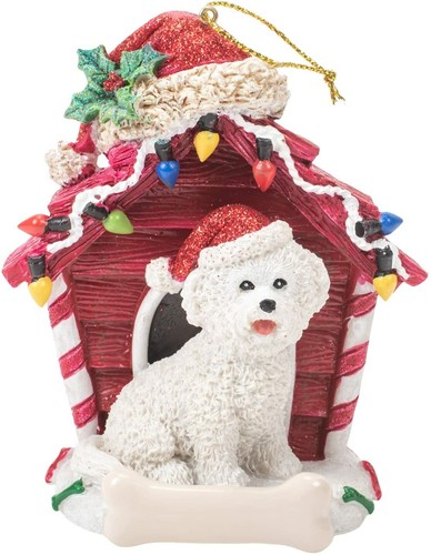Kurt adler dog with doghouse - with,