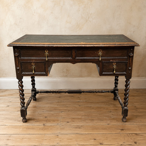 Antique oak writing desk - antique,