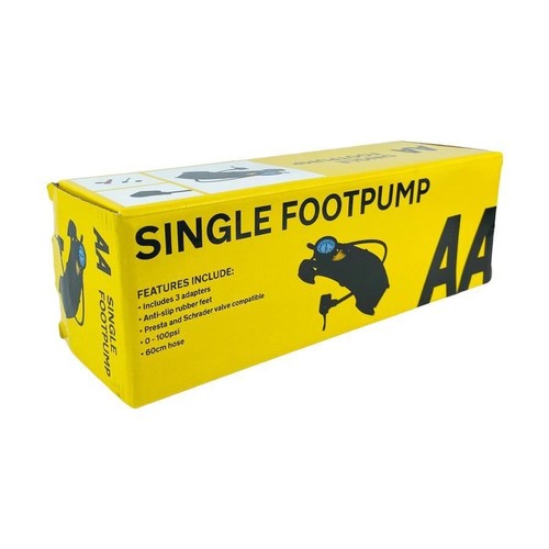 Heavy duty foot pump - heavy, single