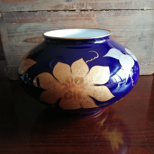 Okura gold silver flower - okura, vase