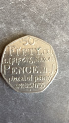 1755 saxon plural penny - saxon,
