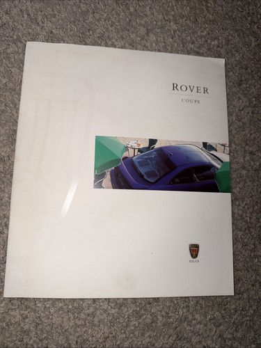 Rover coupe brochure - rover,