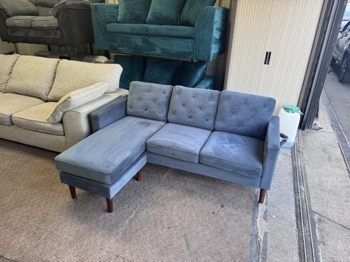Dunelm small blue - , velvet