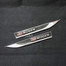 Pair Black MUGEN Chrome Silver