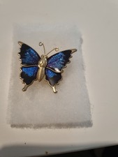vintage gold-tone enamel