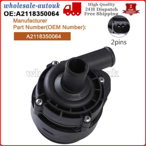 Auxiliary coolant water pump - auxiliary,