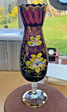 Vintage hand painted wine