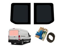 Rear Barn Doors Dark Tint Windows Fitting Kit for Ford Transit MK8 (2014 on)