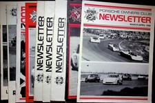 Lot of 9 Porsche Owners Club