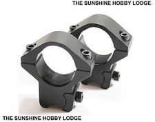 Scope Telescopic Sight Mounts 2 Piece Medium 40mm Fit 1" Tube 11mm 3/8" Dovetail