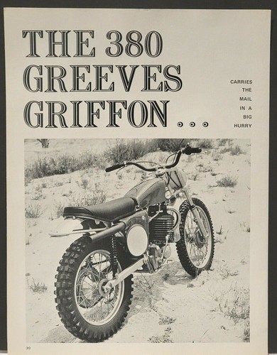 1972 greeves griffon 380 - griffon,