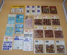 Selection of OO/HO Waterslide Decals, Signs, Nameplates - New-Old Stock - Sealed