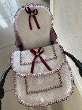 Dolls Small White And Burgundy