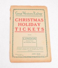Railway brochure gwr christmas - railway,