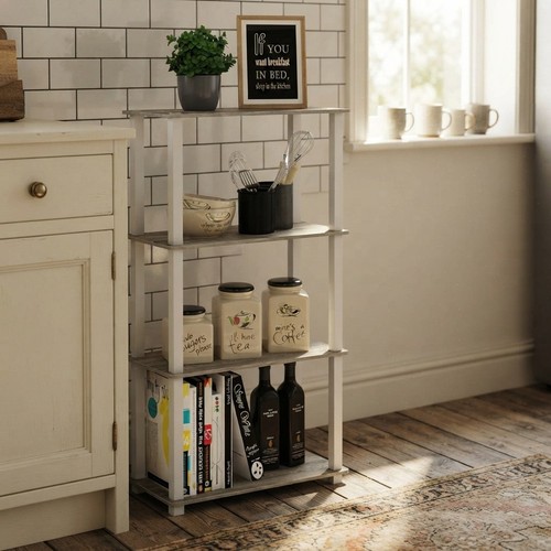 Versatile tier book shelf - 4-tier,