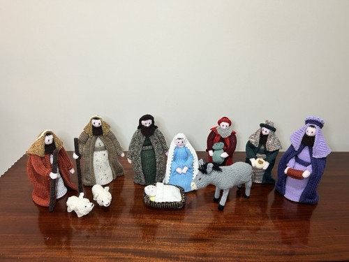 Hand knitted christmas - hand,