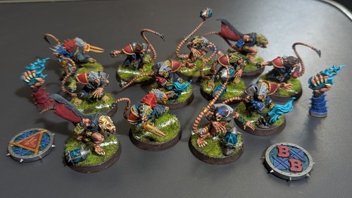 Skaven blood bowl team - bowl, (2020)