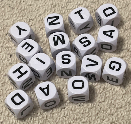 Boggle dice sold - boggle,