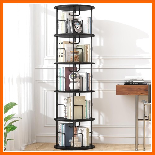 5tier rotating bookshelf - 5tier,