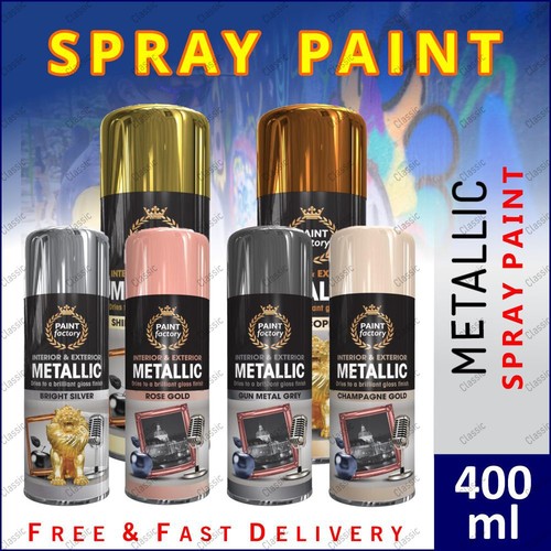 Metallic spray paint aerosol - spray,