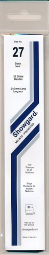 Showgard stamp mount - showgard, size